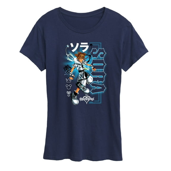 Disney - Kingdom Hearts - Sora - Women's Short Sleeve Graphic T-Shirt
