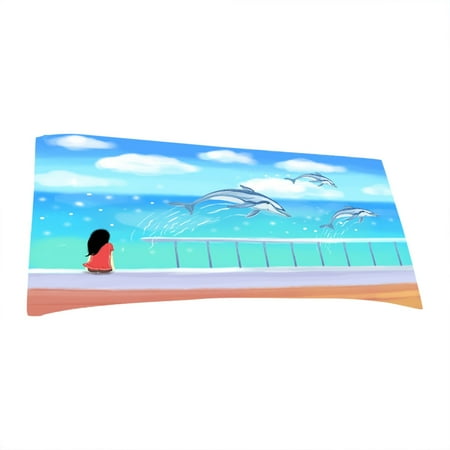 

Printing Beach Towel Digital Printing Shawl Portable Quick Dry Bath Towel Christmas Decorations Indoor Home Decor Home & Kitchen Tools