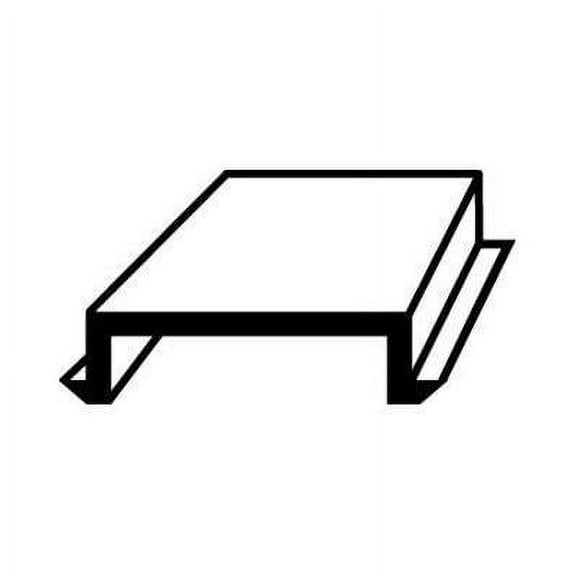 MOTORHOME TRAILER AND RV 8' ELIXIR RIGID INSERT TRIM SCREW COVER (POLAR WHITE)