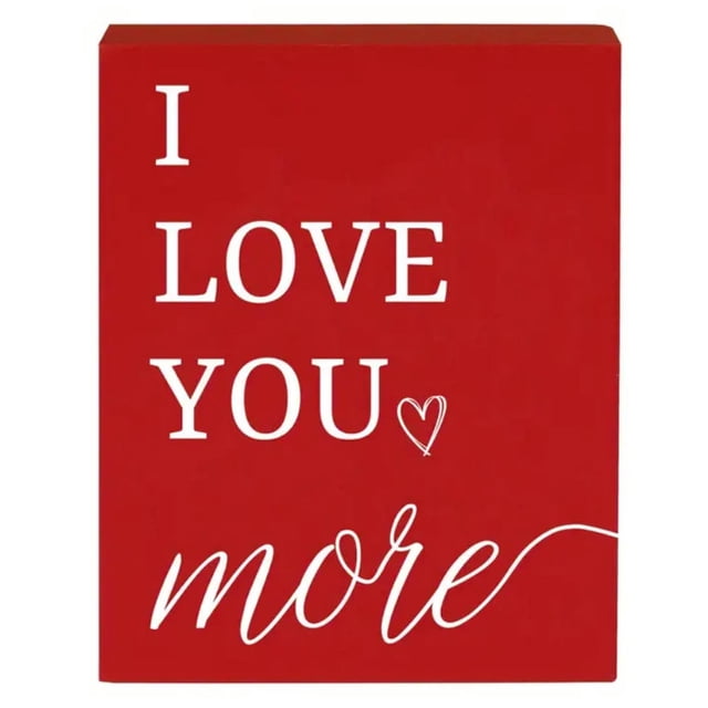 WMQPNNS New Trending Ro Mantic Valentines Day Anniversary Decorations Farmhouse Home Off Ice Desk De Cor Lo Ve Sign Cubicle De Cor Couple Gi Ft S for Women Todays Deals Clearance Sale