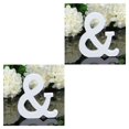 thumbnail image 4 of Qarigey 26 Large Letters Alphabet Lightweight Wall Ornament Props Hanging Wear-resistant Photography for Wedding Party Home Shop Type2 NO2, 4 of 6