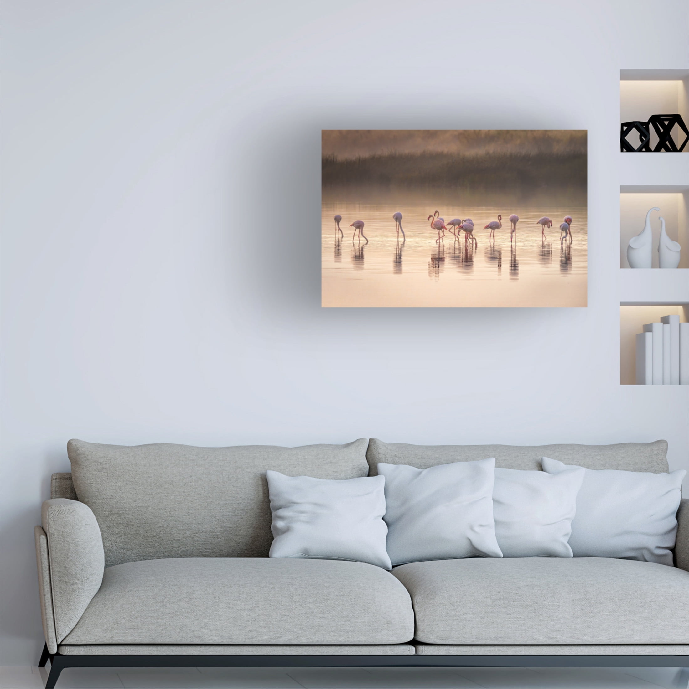 Canvas Wall Art - Jeffrey C. Sink 'Photographic Ode To Monet' Wall Art for Living Room, Bedroom, or Office Décor by Trademark Fine Art - 24 x 16 Inches