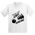 thumbnail image 3 of Inktastic This Kid Loves Bowling Youth T-Shirt, 3 of 5