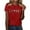 Hot Pink, variant on Seductiva Women's Short Sleeve T-Shirt Clearance Womens Graphic T Shirt Vintage Floral Shirt Flower Tee Fall Shirts