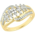 thumbnail image 3 of 1/2 Carat T.W. Diamond 10kt Yellow Gold Marquise Stairway Ring, 3 of 3