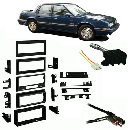 6000 Capability Kit - Fits Pontiac 6000 1986-1989 Single DIN Stereo Harness Radio Install Dash Kit