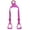 Pink, variant on Showman Heavy Duty Nylon Buddy Stirrups Royal Blue