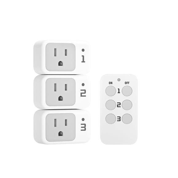 Interruptor de luz eléctrica TESSAN con toma de control remoto