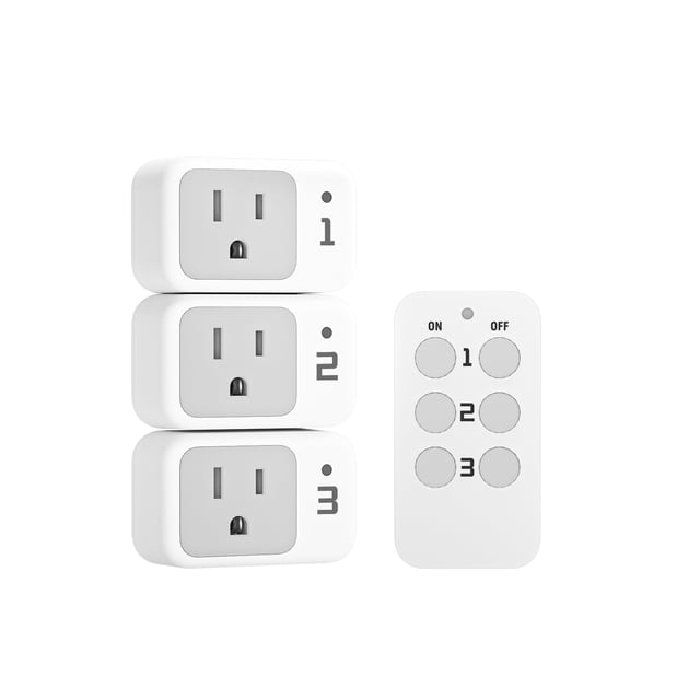 Interruptor de luz eléctrica TESSAN con toma de control remoto