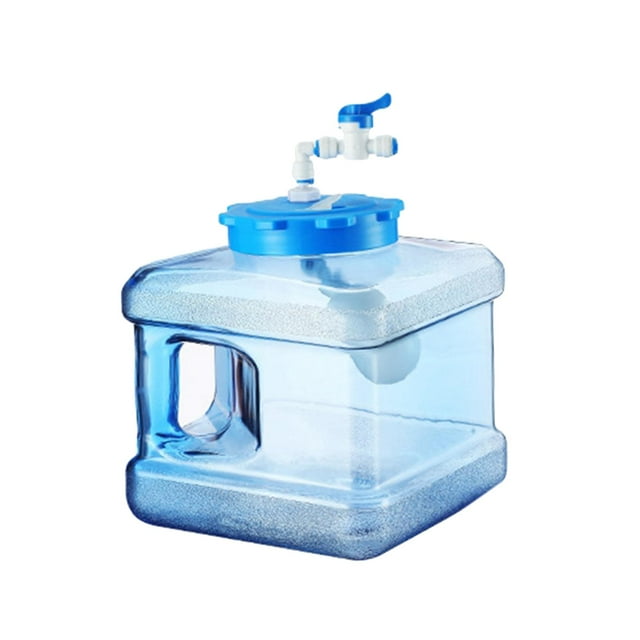 Water Container Water Storage with Floating Ball Leakproof Drinking Water Bottle Water Bottle Water Jug for RV Backpacking Outdoor Survival 5L