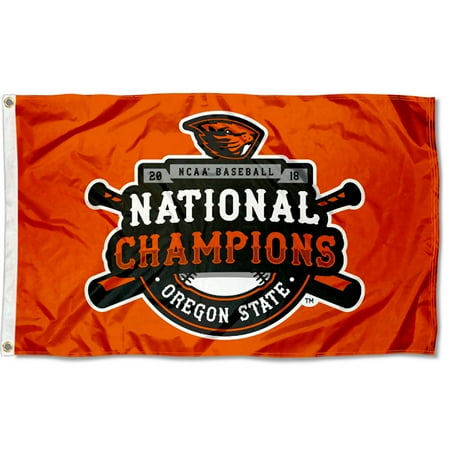 - Oregon State University Beavers NCAA 2018 College World Series Champions Flag