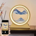 thumbnail image 4 of 3D Moving Sand Art Table Lamp Liquid Motion Sand Painting Night Light Gift For Home Office Decor, 4 of 13