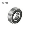 thumbnail image 3 of Uxcell 6001-2RS Ball Bearings 12x28x8mm High Carbon Steel Double Sealed 12 Pack, 3 of 6