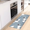 thumbnail image 6 of Bath Mat Soft Plush Non-Slip Absorbent Bathroom Rugs 39"x20" Cute Terrier Dogs, 6 of 8