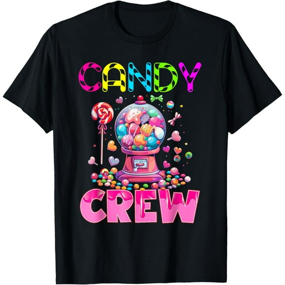 Sweetie Candy Squad Candy Land Candy Crew T-Shirt men and women can wear, black, white, gifts