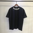 thumbnail image 1 of Camiseta Hombre Y Mujer Mismo Estilo Pareja Balenciagas Moda Casual Simple Algodón Logo Impresión Talla Grande Manga Corta Cuello + Etiqueta 0345pangjing, 1 of 4