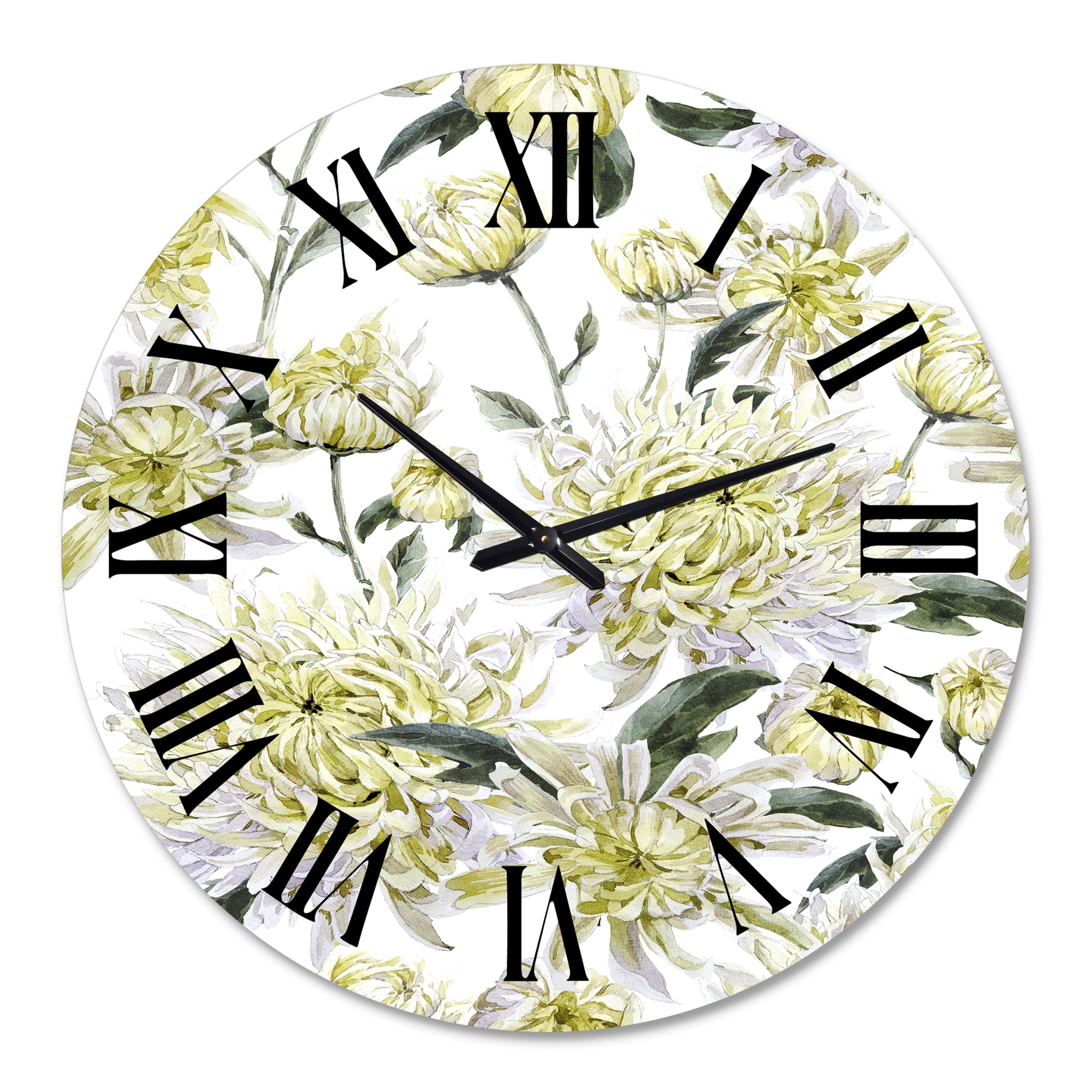 Designart 1 in Quartz Traditional Wall Clock