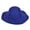 Blue, variant on Big Wide BrimFashion Women Ladies Floppy Wide Brim Wool Felt Bowler Beach Hat Sun Cap SummerHat for Women