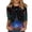 Hot Pink, variant on WTOBBY Women's Casual 3/4 Sleeve Retro Print Round Neck T-Shirt with Christmas Theme, Ladies Retro Style Top for Holiday Wear, Comfortable Blouse for Daily Use,Green L