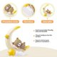 thumbnail image 5 of Bear And Moon Figurine Statue Baby Moon Cake Topper Birthday Cake Topper Car Dashboard, 5 of 5
