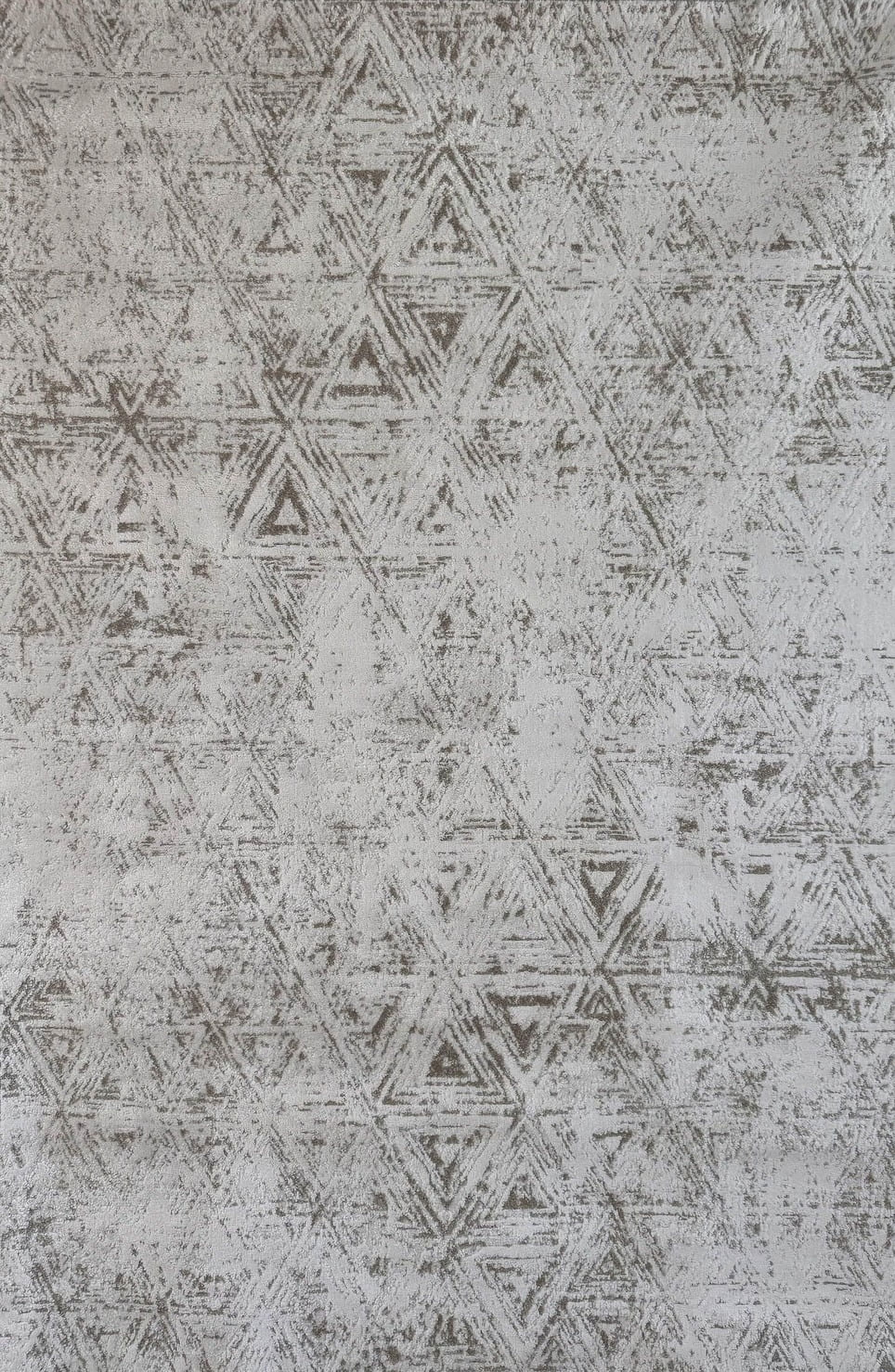 Rug Branch Cadence Abstract Indoor Area Rug, Beige Cream, Modern - Living Room, Bedroom, Dining Room, and Kitchen