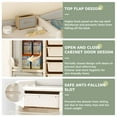 thumbnail image 4 of Leavader Multi-layer Storage, Toy Picture Book Storage Children's Floor Shelf Building Blocks Plastic Storage Cabinet with 10 Organizer Basket, 4 of 8