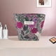 thumbnail image 5 of Bolsas de Maquillaje de Flores Bordadas Portátiles Únicas 1 Pc Poliéster Morado Pequeño, 5 of 5