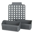 thumbnail image 6 of Simplify 2 Tier over the Cabinet Caddy in Grey, 6 of 13