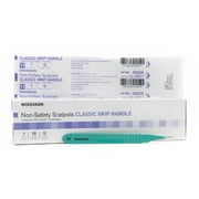 McKesson Scalpel NonSafety Size 11 Stainless Steel / Plastic Classic Grip Handle Sterile Disposable Case of 100