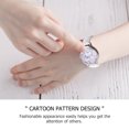 thumbnail image 3 of Cartoon Unicorn Pattern Watch Waterproof Wrist Watch Quartz Watch Fashion Cartoon Children Watch Wrist Time Device with Leather Bands (White), 3 of 8