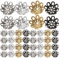 thumbnail image 1 of EeaseCA 600 Pcs Capuchons de Perles de Fleurs Capuchons Intercalaires Capuchons de Fin Matériaux de Collier, 1 of 7