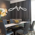 thumbnail image 3 of C Cattleya White Modern Dimmable LED Pendant Light, 3 of 5