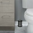 thumbnail image 6 of Bath Bliss 2 Pack Self Closing Lid Stainless Steel Toilet Brush and Holder for Adults, 6 of 6