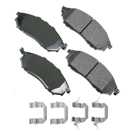 Akebono PRO-ACT Ultra-Premium Brake Pad Set  Ceramic w/ Shims