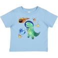 thumbnail image 3 of Inktastic Tyrannosaurus Rex Vs. Meteor Fun Space Dinosaur Boys or Girls Baby T-Shirt, 3 of 5