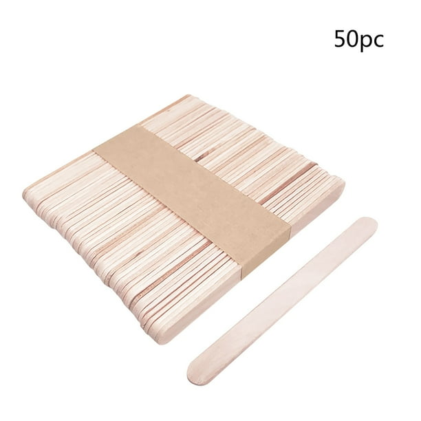 WEPRO [50100150 200300Count] Wooden MultiPurpose Popsicle Sticks ,Craft