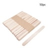WOXINDA [50/100/150 /200/300Count] Wooden Multi-Purpose Popsicle Sticks ,Craft, ICES, Ice Cream, Wax, Waxing, Tongue Depressor Wood Sticks