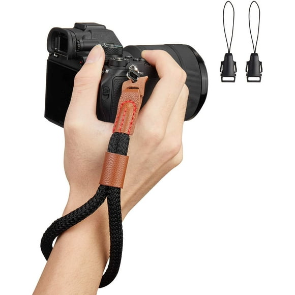 WANBY Camera Soft Cotton Hand Wrist Strap with Quick Release Buckles Camcorder Comfort Antislip Security Wrist Strap