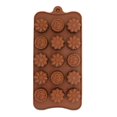 thumbnail image 1 of OUSITAID 15 Grid Cake Border Cupcake Fondant Cake Decorating Mold Tools Gumpaste Chocolate Moulds Ice Cube Tray, 1 of 8