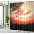 thumbnail image 5 of Ambesonne American Flag Shower Curtain, Sunset, 69"Wx75"L, Multicolor, 5 of 5