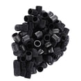 thumbnail image 3 of 100 tapones de plástico negro para válvulas de neumáticos de ruedas de automóviles, bicicletas, motocicletas y camiones, 3 of 14