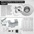 thumbnail image 3 of Stainless Steel Dryer Rear Bearing Kit- Compatible with Dryers 5303281153, 3 of 7