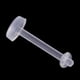 thumbnail image 4 of 30pcs Acrílico Transparente 16G / 18G de Labios Bar Labret Retenedores Piercing Corporal Zulema Anillos de labios acrílicos, 4 of 6