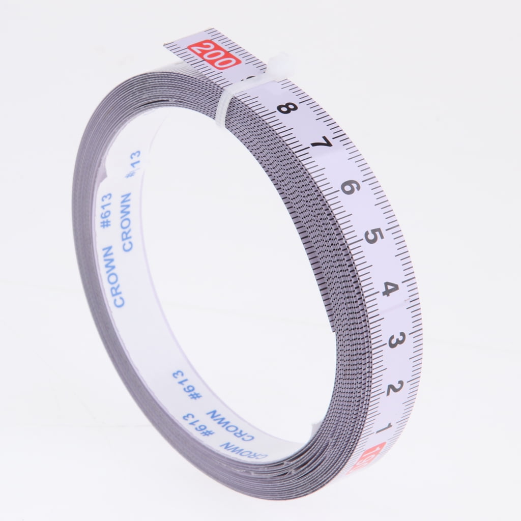 Self-Adhesive Counter Measuring Measure Tape Metric Ruler for Track Sewing Table 