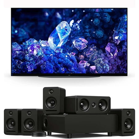 Sony XR48A90K 48" 4K Bravia XR OLED High Definition Resolution Smart TV with a Platin MONACO-5-1-SOUNDSEND 5.1 Sound System with WiSA Transmitter (2022)