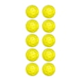 thumbnail image 1 of Bola de pickleball,Práctica de pickleball cubierto PU espuma suave amarillo, 1 of 7
