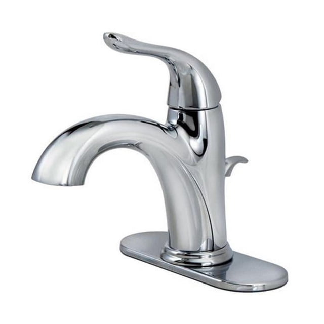 Oakbrook FS1AC141CP-ACA1 Pacifica Série Robinet de Lavabo à Poignée Unique Chromé Connexion Rapide Pop-Up
