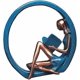 thumbnail image 4 of Resin Yoga Girl Figurines Women Statues Desk Decorations Yoga Figurines and Sculptures for Home Decor & Office Desk Decor - Style 2, 4 of 4