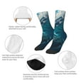 thumbnail image 3 of Fuzoiu Airplane Shark Print Kids Socks For Boys Girls,Grip Crew Socks with Non Slip,Lightweight Stretch Crew Socks,Toddlers Crew Boot Socks, 3 of 5