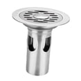 thumbnail image 4 of TISHITA Floor Drain Sewer Core 10cm Underground Effective Odor Resistant Outlet Shower Strainer Cover for Basement Devices 9.8x10.5cm Double, 4 of 8